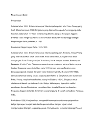 Mac 2015 / menjadi pusat pengumpulan hasil dari alam melayu terutama bijih. Negeri Selat