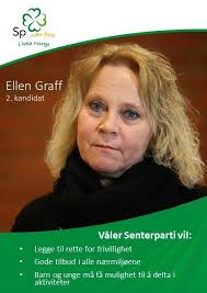 Ellen Graff jobber med mennesker og er en stor forkjemper for frivillighet.  Nå er hun andrekandidat på lista til Våler Senterparti🍀😀 Jeg heter Ellen  Graff, jeg er født og oppvokst på Texnæs