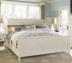 Country Chic White Queen Size Bed Frame Coastal Bedroom Furniture Bedroom Furniture Sets White Bed Frame