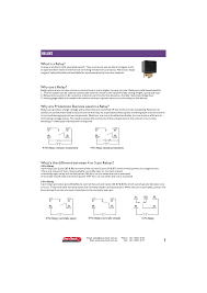 The open relay test can test a particular server for certain known open relay flaws. Relays Fuses