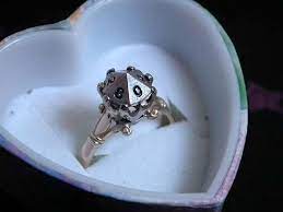 Dungeons And Dragons Geeky Wedding Rings Geeky Engagement Rings Nerdy Wedding Rings