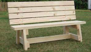 While it has a thick wooden slab as a seat and two thinner ones as legs, both have rounded edges and a brace connects the legs, which sets it apart from others. How To Build A Garden Seat Buildeazy Diy Garden Seating Garden Bench Seating Outdoor Bench Seating