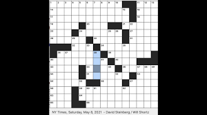 I didn't know what the theme answers had in common until i got to the. Rex Parker Does The Nyt Crossword Puzzle W Rachel Fabi Saturday May 8 2021 Youtube