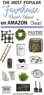 The Most Popular Farmhouse Decor Ideas On Amazon Budget Farmhouse Decor Vintage Home Decor Country Farmhouse Decor