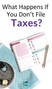 What Happens If You Don T File Taxes A Guide Centsai Filing Taxes Income Tax Preparation Irs Taxes