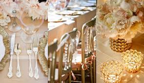 20 hermosas y elegantes ideas de arreglos florales para tus centros de mesa. Decoracion Y Adornos Dorados Para La Boda De Oro 50 Anos De Matrimonio