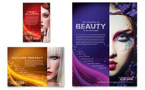 makeup artist flyer ad template design