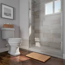 For bathroom rugs made with bamboo or other natural fiber rugs, you'll want to avoid soaking completely. Best Wooden Bath Mats 2020 Stylish Bath Mats Made Of Wooden Slats Apartment Therapy