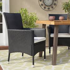 Fielding Patio Dining Chair With Cushion Patio Dining Chairs Outdoor Dining Chairs Comfortable Outdoor Chairs