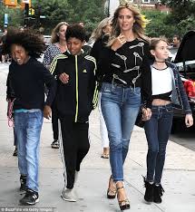 Klum got pregnant with her oldest child, leni, while she and italian businessman flavio briatore were dating; Heidi Klum Speaks Out About Condom Use Express Digest