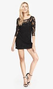Baroque Lace Dress Black From Express Fashion Lace Dress Black Black Evening Dresses