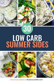 Over 30 Low Carb And Keto Recipes For Summer Fresh Veggies Cold Salads All Perfect For A Summer Night K Low Carb Sides Summer Side Dishes Keto Side Dishes