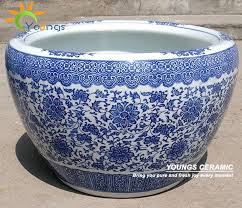 This plant pot features gorgeous premium ceramic fired in a specialty mold and finished by hand. Beautiful Large Chinese Blue White Ceramic Garden Floral Pots For Outdoor Buy Large Chinese Garden Pots Floral Pot Large Outdoor Ceramic Pots Product On Alibaba Com