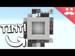 I was requested to build a 3x3 piston door that was reliable in minecraft. Smallest 3x3 Piston Door I Have Ever Seen Youtube Minecraft 7 Cool Minecraft Houses Small Doors