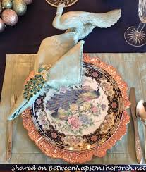 Maybe you would like to learn more about one of these? A Beautiful Peacock Inspired Spring Table Setting Between Naps On The Porch