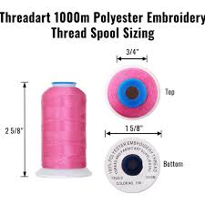 80 Colors Of Polyester Embroidery Thread Set 1000 Meters