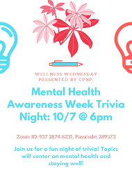 Challenge them to a trivia party! Mental Health Awareness Week Trivia Night Fao Unc Eshelman School Of Pharmacy
