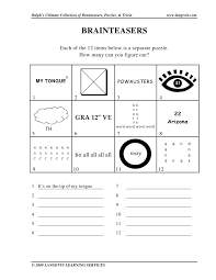 Check spelling or type a new query. Brain Teasers 45 Fun Brain Teasers For Kids With Answers