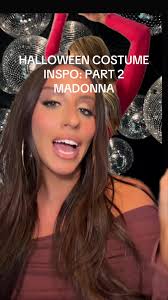Madonna Dark Hair Costume