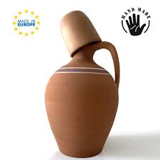 Earthen black curd pot ( 250 ml). Earthenware Clay Water Pitcher With Mug Terracotta Pot For Drinking Water Brown 113 Oz Walmart Com Walmart Com