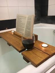 Image Result For Wood Bath Book Rest With Wine Cup Holder Plans Bath Shelf Bath Caddy Bath Board