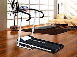 Motorised Treadmill 500 W Electrical Machine Gym Folding Exercise Bikewith Lcd Display