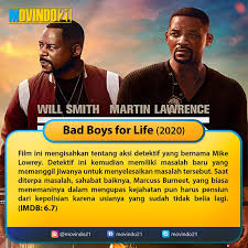 Film terupdate 2019 bioskop keren indonesia. Streaming Dan Download Film Kunjungi Link Di Bio Kita Judul Bad Boys For Life 2020 Imdb 6 7 10 Movindo21 Indositusxxi Filmthriller