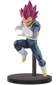 Vegeta family, saiyan, god ki, super saiyan god, male, sparking, melee type, yel, sagas from the movies, vegeta. Dragon Ball Z Chosenshiretsuden Ii Super Saiyan God Vegeta 7 Collectible Pvc Figure Banpresto Toywiz