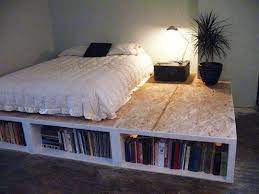 Queen Bed Frame With Storage I M Diy Ing This One 2 You Ideas Bed Frame With Storage Queen Platform Bed Frame Platform Bed With Storage