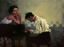 Michael Carson Figure Painting Piano Art Artist