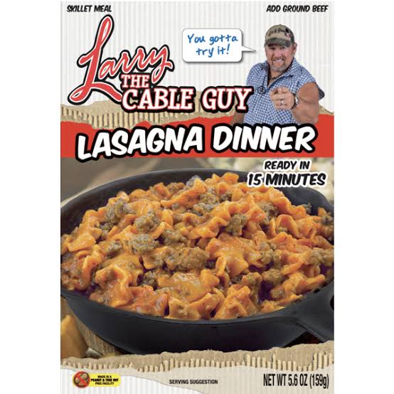 Larry the Cable Guy Lasagna Dinner - Bektrom Foods