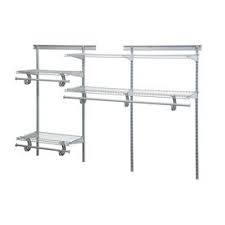 Shop Closetmaid 6 Ft Adjustable Mount Wire Shelving Kits At Lowes Com Wire Closet Shelving Wire Shelving Closetmaid