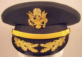Us Army Field Grade Officer Service Dress Greens Hat Cap Bullion 7 1 8 Or 57 Green Hats Hats Green Dress