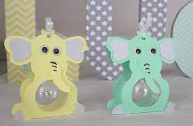 10 Boites A Dragees Elephants Etsy Boite Dragees Dragees Boite