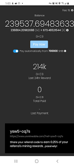 We all get those pesky codes for refer a friend programs but what happens for those of us who have unused codes? Unmineable Referral Code Shib Unmineable