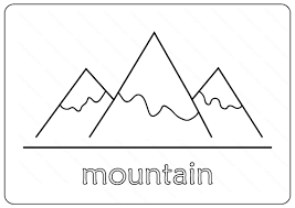The coloring pages from mountain panorama images mountain coloring pages. Printable Mountain Coloring Pages Pdf
