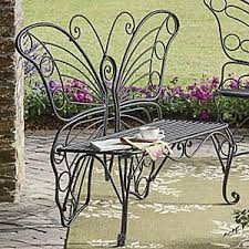 Butterfly Bench Wrought Iron Patio Chairs Wrought Iron Furniture Outdoor Patio Set