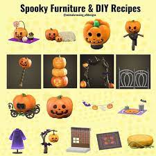 Animal Crossing Designs On Instagram Spooky Furniture List Spooky Candy Set Purchase At Nook S Cranny New Animal Crossing Spooky Food Animal Crossing