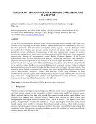 Ia datang dalam bentuk serangan pemikiran, seruan kebebasan, kesamarataan gender dan kemanusiaan. Pdf Penolakan Terhadap Agenda Feminisme Dan Liberalisme Di Malaysia