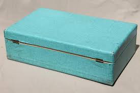 Check spelling or type a new query. 1950s 60s Vintage Little Suitcase W Retro Turquoise Color Contact Paper