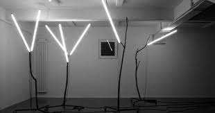Tube Lights Can Make A Cool Industrial Feel Floor Lamp Lighting T8tubes Neon Tube Lights Tube Light Light Installation