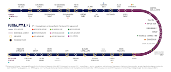 Kuala lumpur (kl) mrt lrt train map 2020. Putrajaya Line Mrt Corp