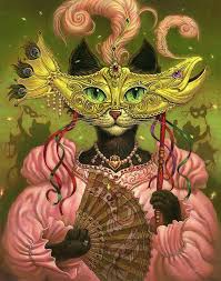 Incantneato By Jeff Hayne Cat Painting Cat Art Animal Art