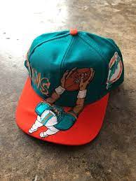 Vintage 90s Miami Dolphins Twill Hat In 2021 Custom Fitted Hats Fitted Hats Cute Hats