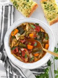 Cabbage soup is a savory vegetable soup made with carrots, celery, onions, cabbage, diced tomato and spices. All You Can Eat Cabbage Soup Vegetarian Budget Bytes