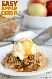 Apple crisp is different than a crumble or cobbler. Easy Apple Crisp Bitz Giggles