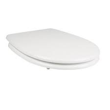 Mayfair 13cp 000 soft toilet seat with molded wood core and classic chrome metal hinges, 1 pack round, white. Cooke Lewis Noli Top Fix Soft Close Toilet Seat Diy At B Q