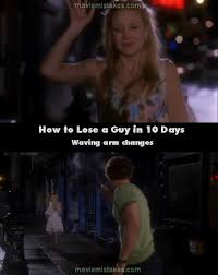 Andie anderson is writing an article entitled how to lose a guy in 10 days and benjamin berry made a bet with his workers/friends that he can keep a. How To Lose A Guy In 10 Days 2003 Movie Mistake Picture Id 22616