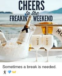 Machine washable keeping your lunch bag clean & safe. Cheers To The Freakin Weekend Sometimes A Break Is Needed Meme On Me Me