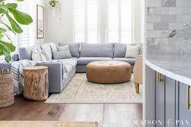 Looking at the sectional in this living room, i can surely say that this space it worth every penny. Designing A Small Living Room With A Large Sectional Maison De Pax